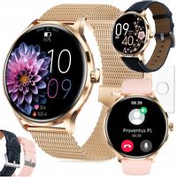 SMARTWATCH DAMSKI Z FUNKCJA ROZMOWY SPORT PULS POMIARY MENU PL SMART WATCH
