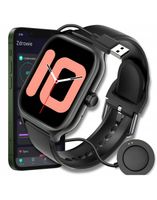 SMARTWATCH MĘSKI DAMSKI ZEGAREK ROZMOWY J.POLSKI TĘTNO CIŚNIENIE TLEN SPORT