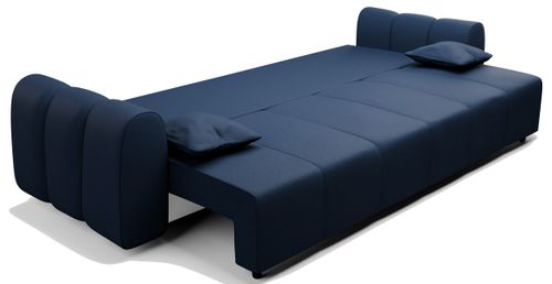 Duża Nowoczesna Kanapa Sofa z Funkcją Spania i Pojemnikiem Chill Zielona na Arena.pl