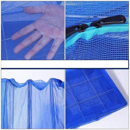 4 warstwowa Składana Siatka Nylonowa do Suszenia Ziol Grzybow Ryb Owoce zdjęcie 9