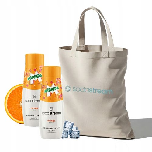 Zestaw Syrop koncentrat do wody SodaStream MIRINDA 2x440ml + Torba GRATIS na Arena.pl