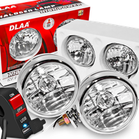 HALOGENY LAMPY DROGOWE H3 55W 12V 90MM KOMPLET PRZEŁĄCZNIK USB HOMOLOGACJA