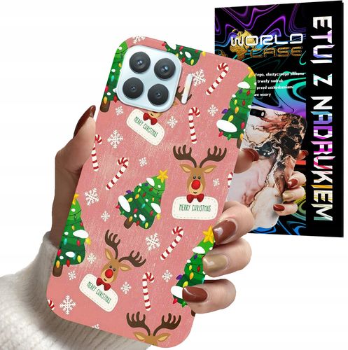 ETUI CASE DO OPPO RENO 4 LITE - ŚWIĄTECZNE WZORY NA ŚWIĘTA RENIFER CHOINKA na Arena.pl
