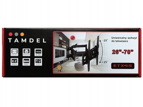 UCHWYT DO TELEWIZORA 26-70 CALI obrotowy EXTRA MOCNY wieszak TV stelaż hak na Arena.pl