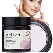 Peeling ENZYMATYCZNY twarzy WITAMINA C złuszczający KWASY OWOCOWE Mel Skin