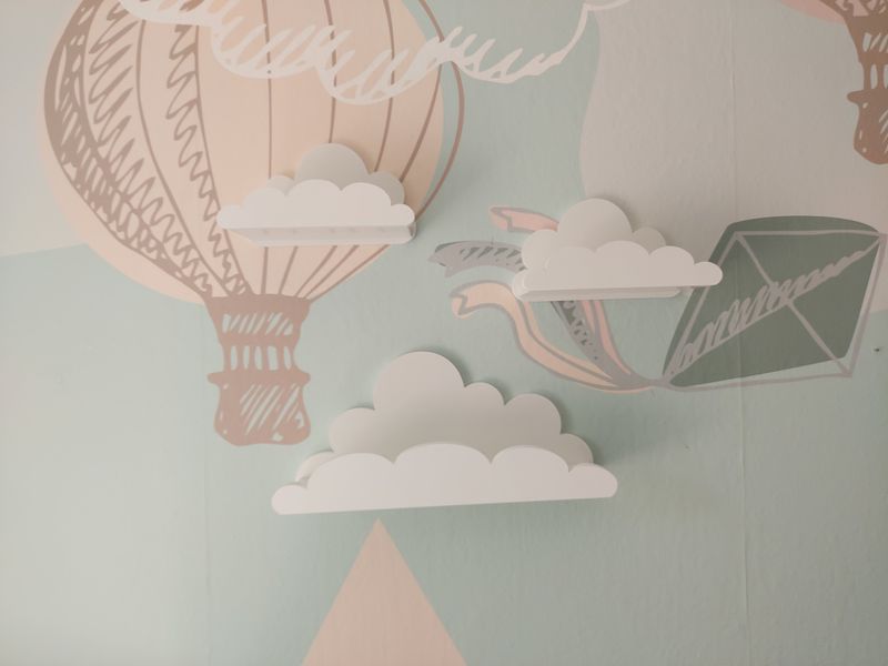 Półki chmurki zestaw 3 półka chmurka Jungle Prestige zdjęcie 5