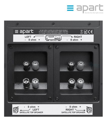 APART Audio SUBLIME - subwoofer ścienny Kolor - Biały na Arena.pl