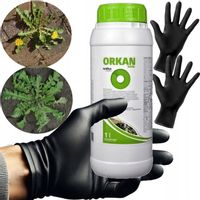 ORKAN 350SL 1L ŚRODEK CHWASTOBÓJCZY CHWASTY SKRZYP PERZ MNISZEK +RĘKAWICZKI