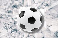 FOTOTAPETA fototapety pilkarskie piłka 3d szkło