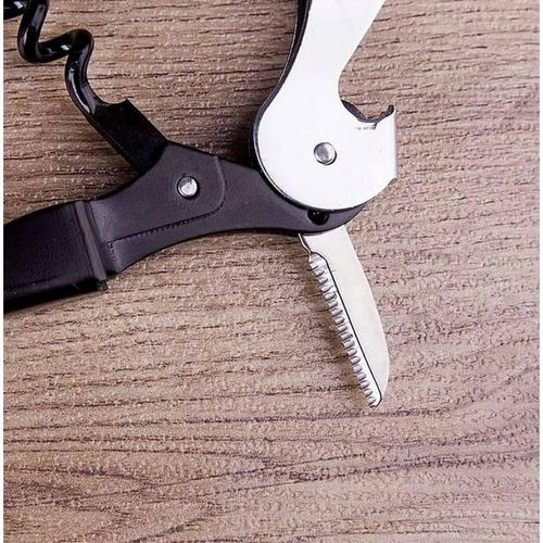 KORKOCIĄG 3 W 1 DO WINA STALOWY Z OTWIERACZEM DO BUTELEK OTWIERACZ I NOŻYK na Arena.pl