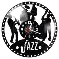 Zegar ścienny z płyty winylowej Jazz 359.14