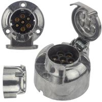 GNIAZDO 7 pinowe Aluminiowe 12V Kontakty skręcane - GMPJH009DH