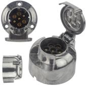 GNIAZDO 7 pinowe Aluminiowe 12V Kontakty skręcane - GMPJH009DH