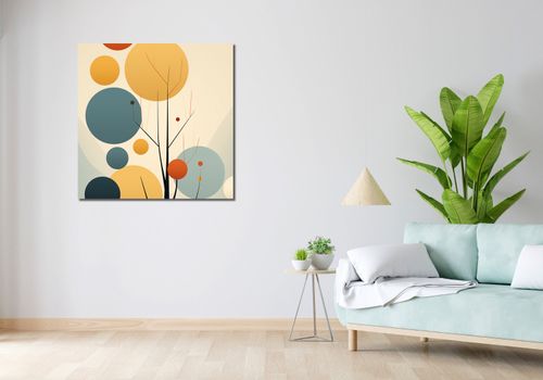 Obraz 90x90cm Harmonia Jesiennych Kolorów na Arena.pl
