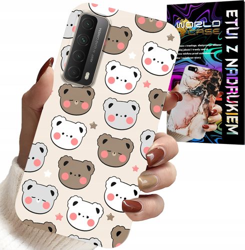 ETUI DO HUAWEI P SMART 2021 - MIŚ MISIE WZORY DLA NAJMŁODSZYCH + SZKŁO na Arena.pl