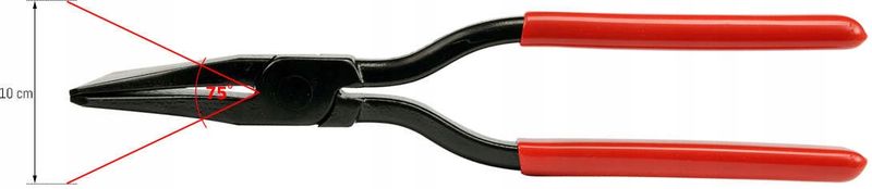 KLESZCZE DO BLACHY PROSTE 280 MM YATO zdjęcie 5