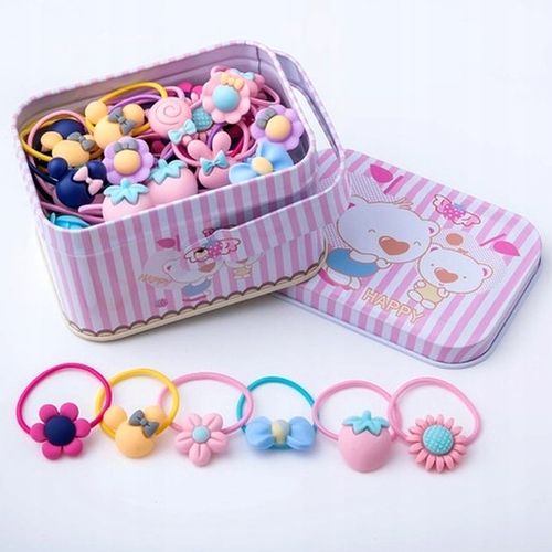 Zestaw Gumek 40Szt Do Włosów Dziewczynki Dziecka na Arena.pl