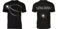 SPALDING STREET KOSZULKA T-SHIRT S CZARNA