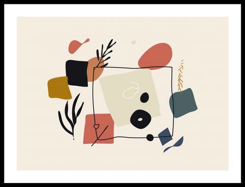 Plakat 55x40cm Abstrakcyjny Dialog na Arena.pl