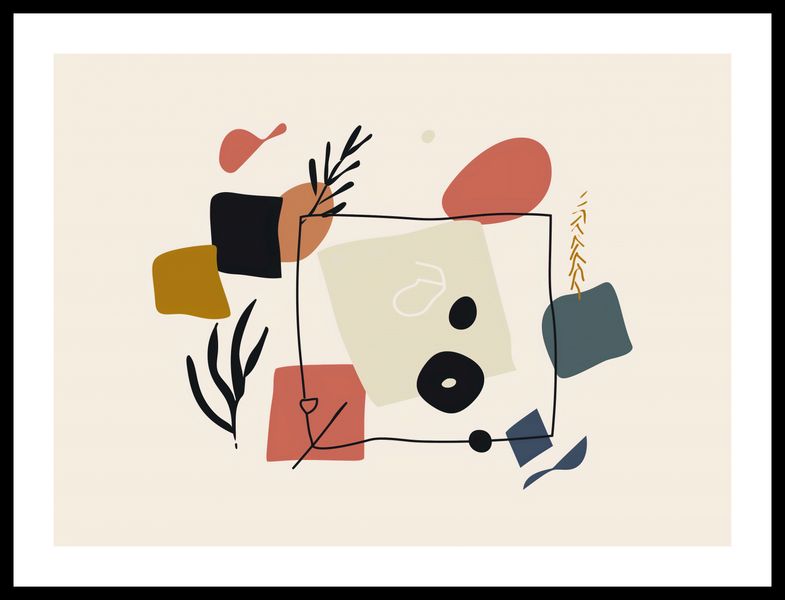 Plakat 55x40cm Abstrakcyjny Dialog zdjęcie 3