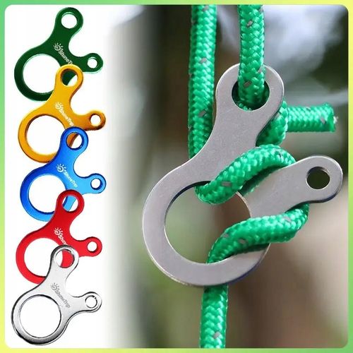 Hak Klamra do Liny Naciąg Namiotu na Biwak Na Pranie Do Lampy Kampera EDC na Arena.pl