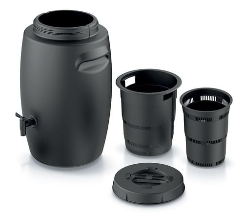 Zbiornik na nawóz ogrodowy COMBIOLIQ 55 l. z kranikiem, Czarny na Arena.pl