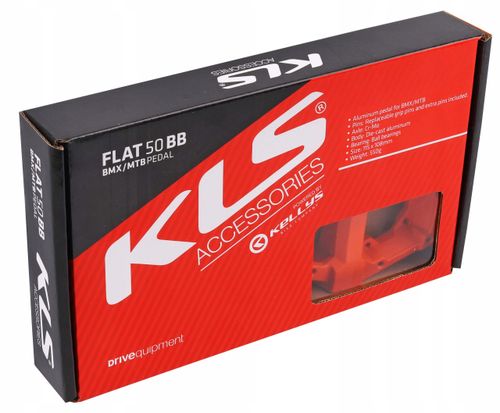 Pedały rowerowe KELLYS FLAT bb ORANGE na Arena.pl