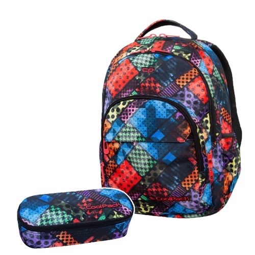 ZESTAW 2 el. Plecak CoolPack BASIC PLUS w kolorowe bloki, BLOX (B03014SET2CZ) na Arena.pl