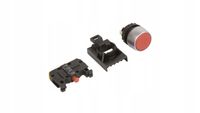 Przycisk sterowniczy 22mm czerwony z samopowrotem czerwony 1R ST22-KC-01