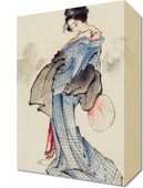 Obraz 20x30cm Gejsza Katsushika Hokusai Japoński Vintage do Salonu