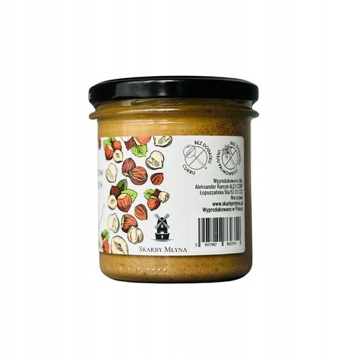 Pasta z orzechów laskowych 300 g - 100% orzechów, Bez Dodatków, na Arena.pl