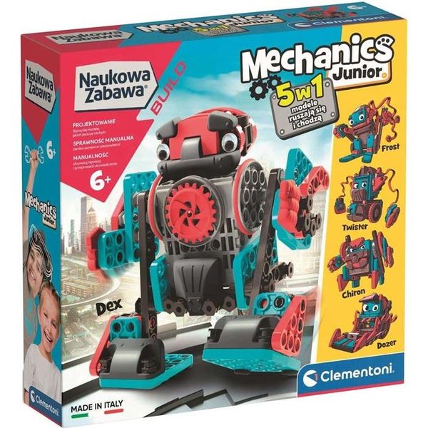Clementoni Mechanika Junior Robot 5w1 50719 zdjęcie 1