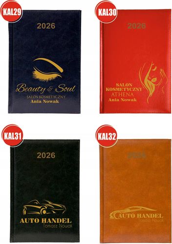 Kalendarz A5 2026 tygodniowy KSIĄŻKOWY FIRMOWY DLA BUDOWLAŃCA Z NADRUKIEM na Arena.pl