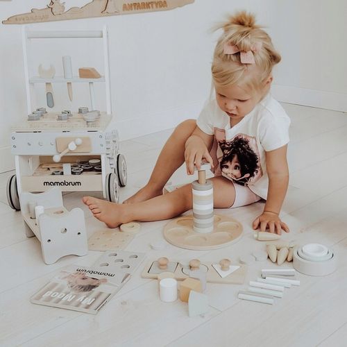 Pudełko Edukacyjne Montessori dla małych dzieci 6 zabawek Zabawa Edukacja na Arena.pl