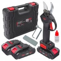 Sekator AKUMULATOROWY nożyce elektryczne DO CIĘCIA GAŁĘZI krzewów 2x20V 2Ah