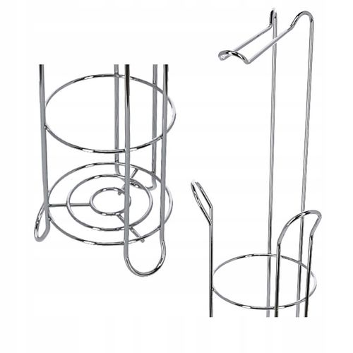 STOJAK TOY na PAPIER toaletowy CHROM zasobnik WC na Arena.pl