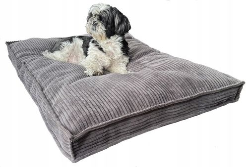 Legowisko Posłanie Poducha MIĘKKIE PLUSZOWE 100x70cm ASO szary na Arena.pl