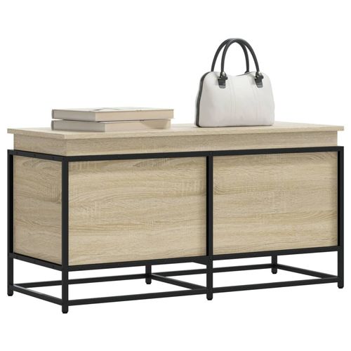 Skrzynia z pokrywą, dąb sonoma, 100x40x51,5 cm na Arena.pl