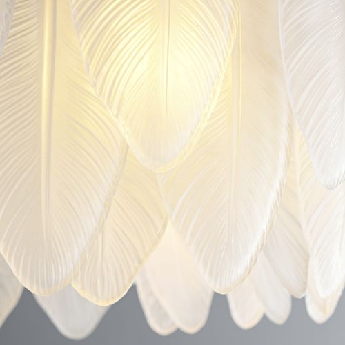 Lampa wisząca PIUMA biała 60 cm na Arena.pl