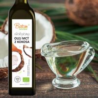 Ekologiczny Olej MCT z Kokosa 500ml BIO Certyfikat KETO Dieta Ketogeniczna