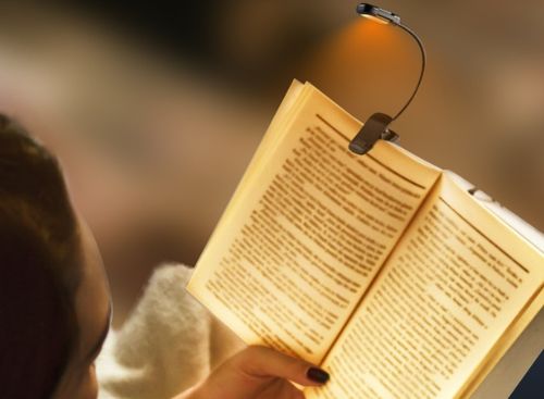 Lampka do czytania książek USB lampka nocna z klipsem zdrowa dla oczu 9 LED na Arena.pl