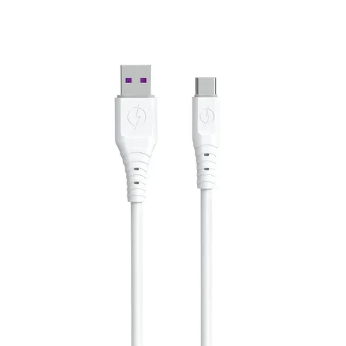 Dudao kabel przewód USB – USB Typ C 6A 1 m biały (TGL3T) na Arena.pl