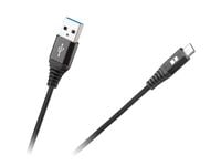 kabel usb - usb micro 1m czarny - ss43792-usb