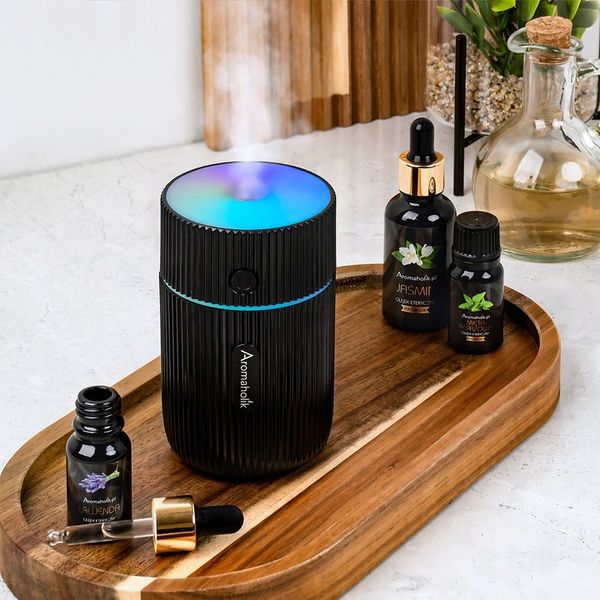 Nawilżacz samochodowy USB LED - Zapach do auta | Aromaterapi zdjęcie 8