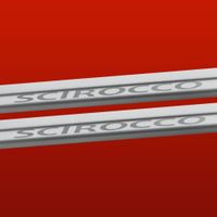 Listwa progowa VOLKSWAGEN SCIROCCO MK3 Stal nierdzewna 304 mat 2szt