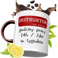 Kubek Bordowy Dla Instruktora Na Urodziny Prezent Z Nadrukiem Ze Zdjęciem