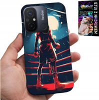 ETUI DO XIAOMI REDMI 12C - BOKS SPORTY WALKI BOKSERZY WZORY + SZKŁO