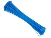 Opaski kablowe nylonowe 300x3,6 mm, niebieskie, 100 szt.