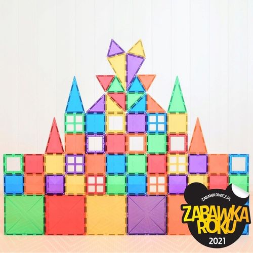 Connetix: 60 el. Klocki magnetyczne Starter Pack Rainbow na Arena.pl