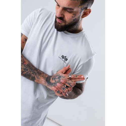Alpha Industries BASIC T SMALL LOGO 09 WHITE Rozmiar - S na Arena.pl